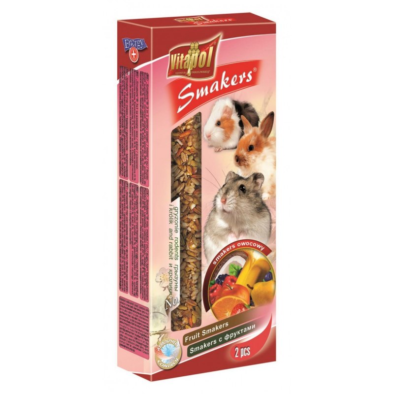 Vitapol smakers лакомство д/грызунов Кокос 2шт 90гр (1/40)