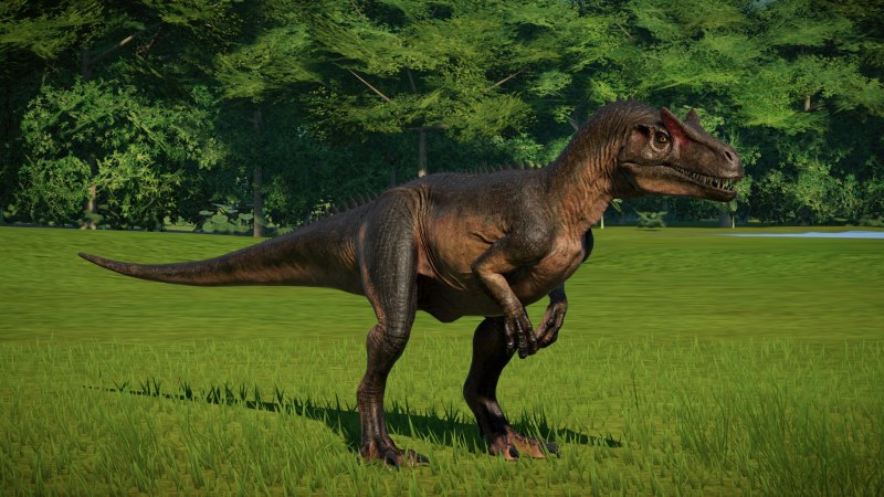 Jurassic World Evolution Альбертозавр