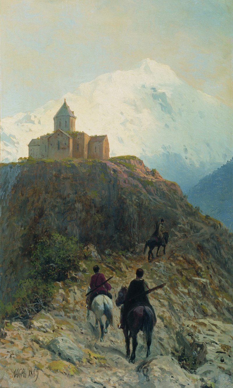 Лагорио Лев Феликсович в горах Кавказа