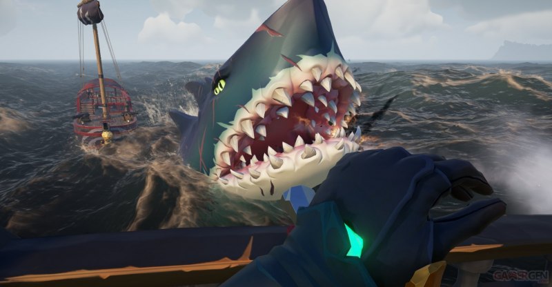 Белый МЕГАЛОДОН В Sea of Thieves