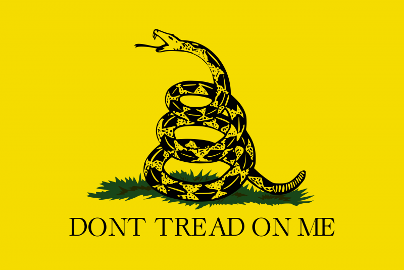 Don't Tread on me на флаге Украины