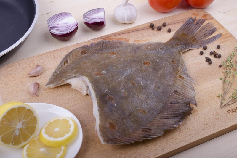 Камбала кусок свежемороженая