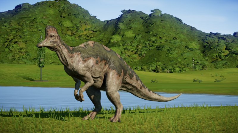 Jurassic World Evolution Олоротитан