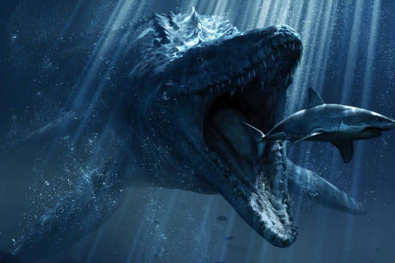 Североамериканский мезозавр Mosasaurus
