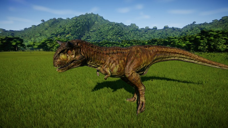 Jurassic World Evolution Карнотавр