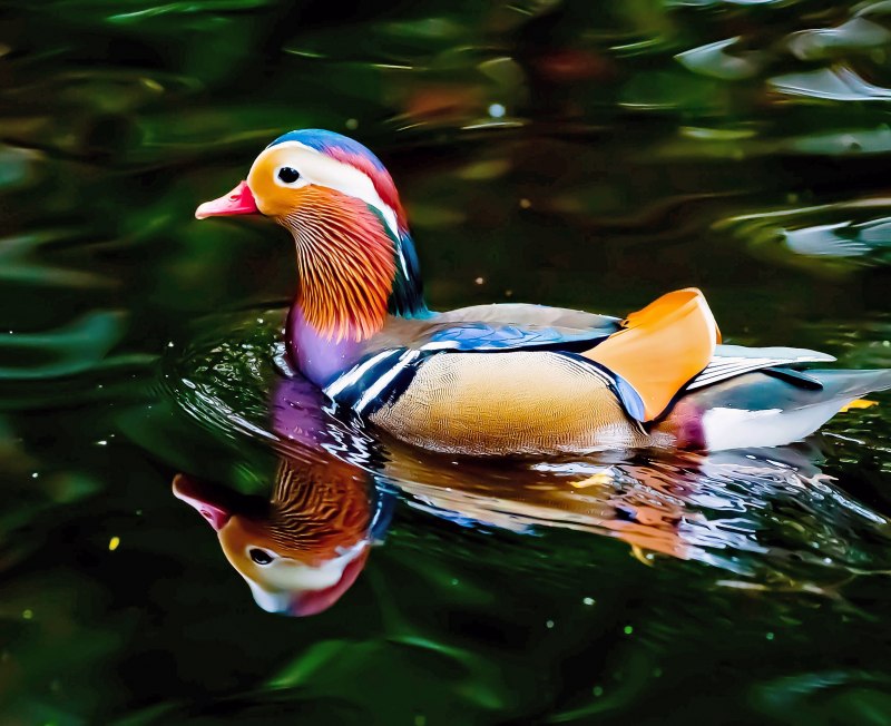Мандаринка Aix galericulata