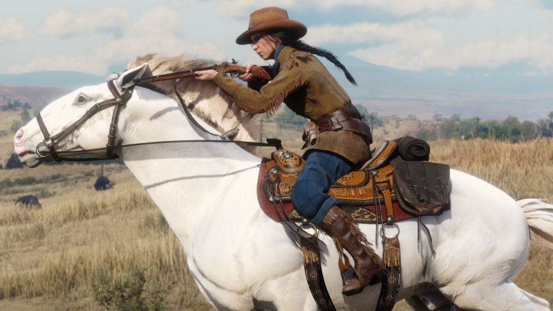 Фокстроттер лошадь в rdr2