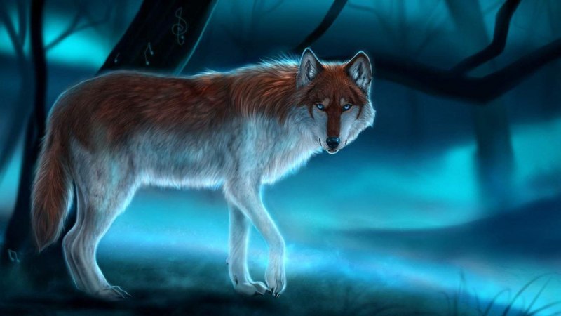 WILDCRAFT рыжий легендарный волк