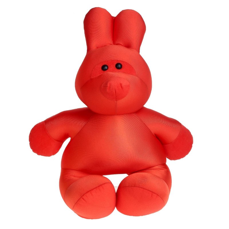 Красный заяц игрушка