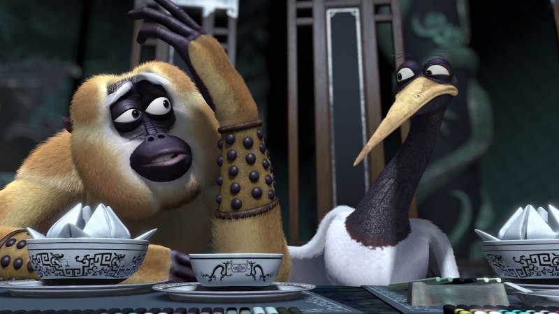 Кунг фу Панда 3 обезьяна