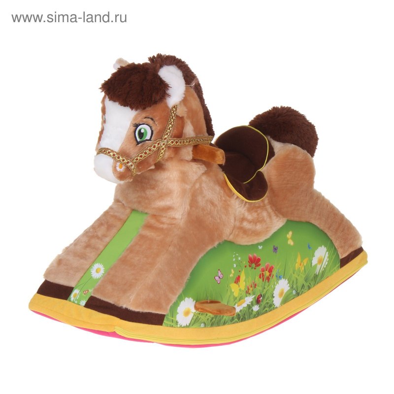 Лошадь с коричневой гривой