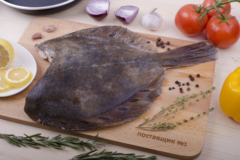 Камбала мороженая