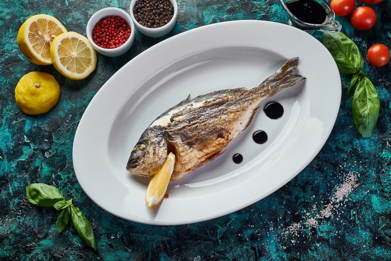 Морская рыба корифена