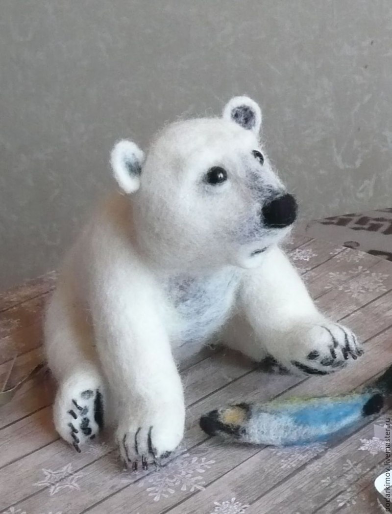 Бурый медведь без шерсти