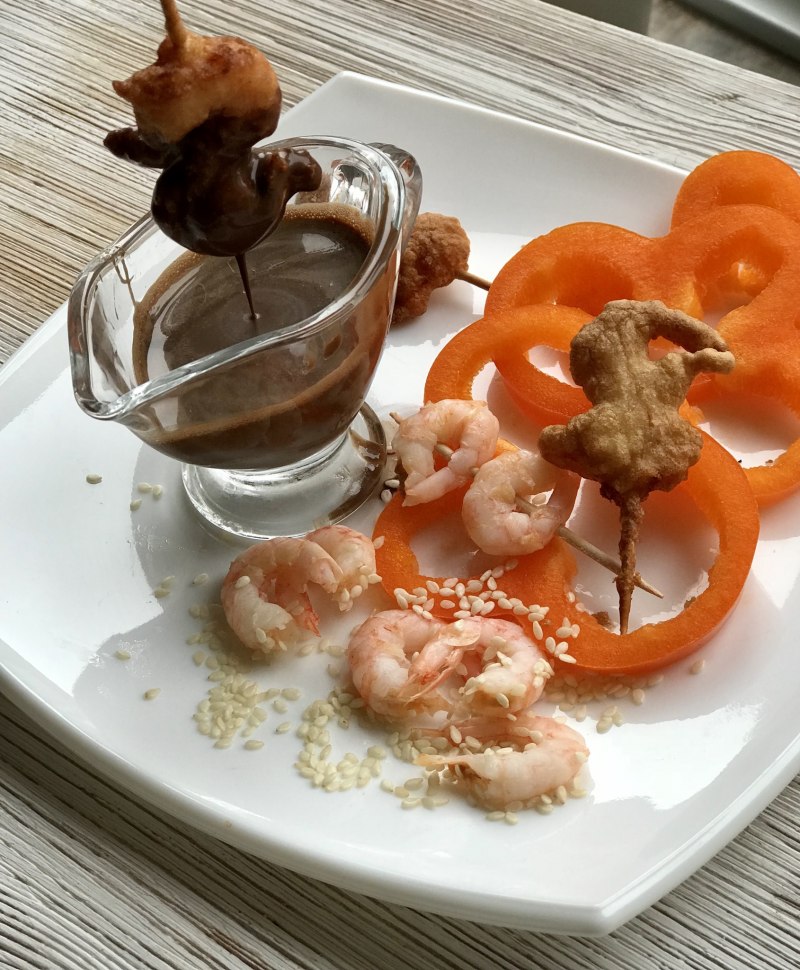 Большие креветки лангустины