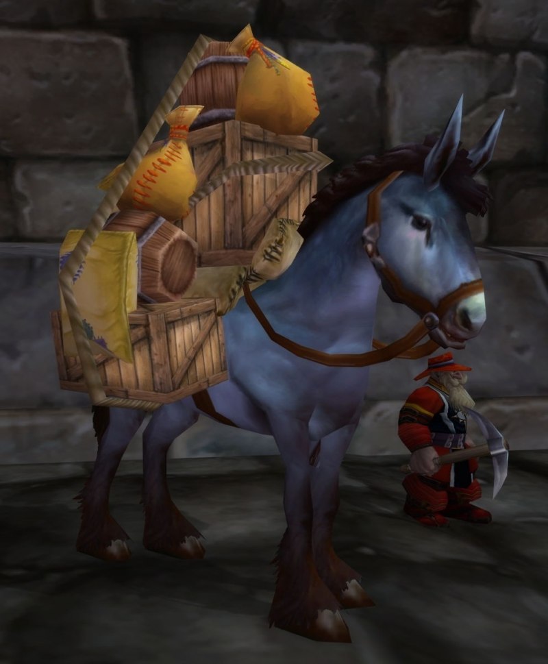 Конь wow NPC горный