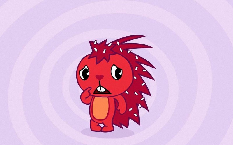 Happy Tree friends красный Дикобраз
