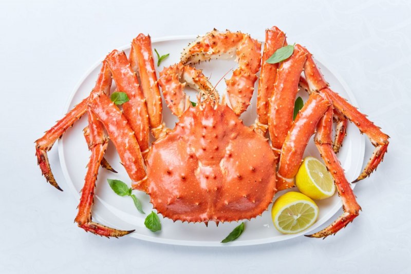 Камчатский краб с морепродуктами