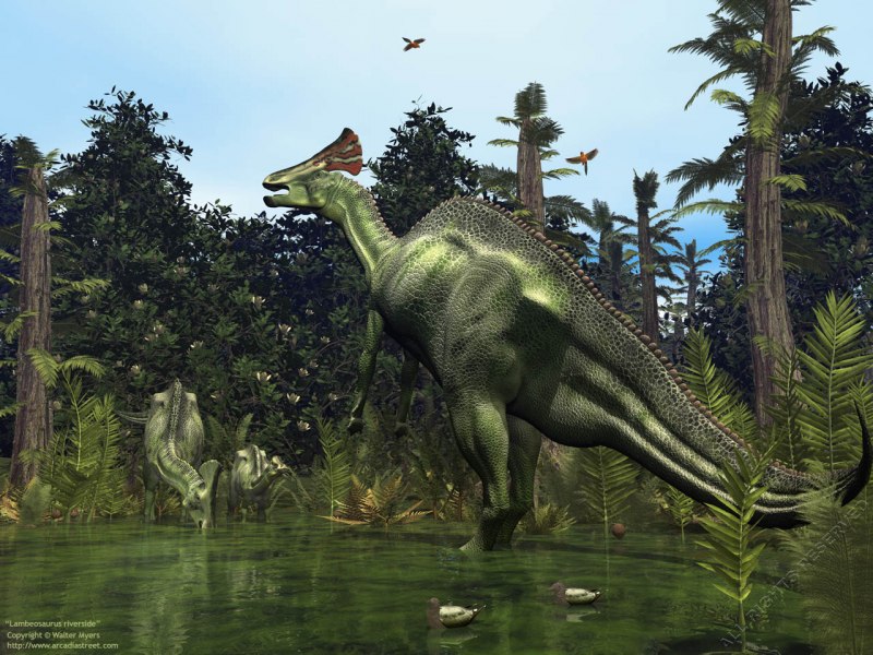 Ламбеозавр в Jurassic World Evolution