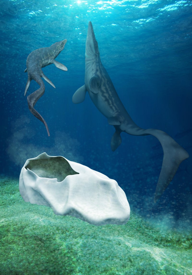 Динозавры морские Мозазавр