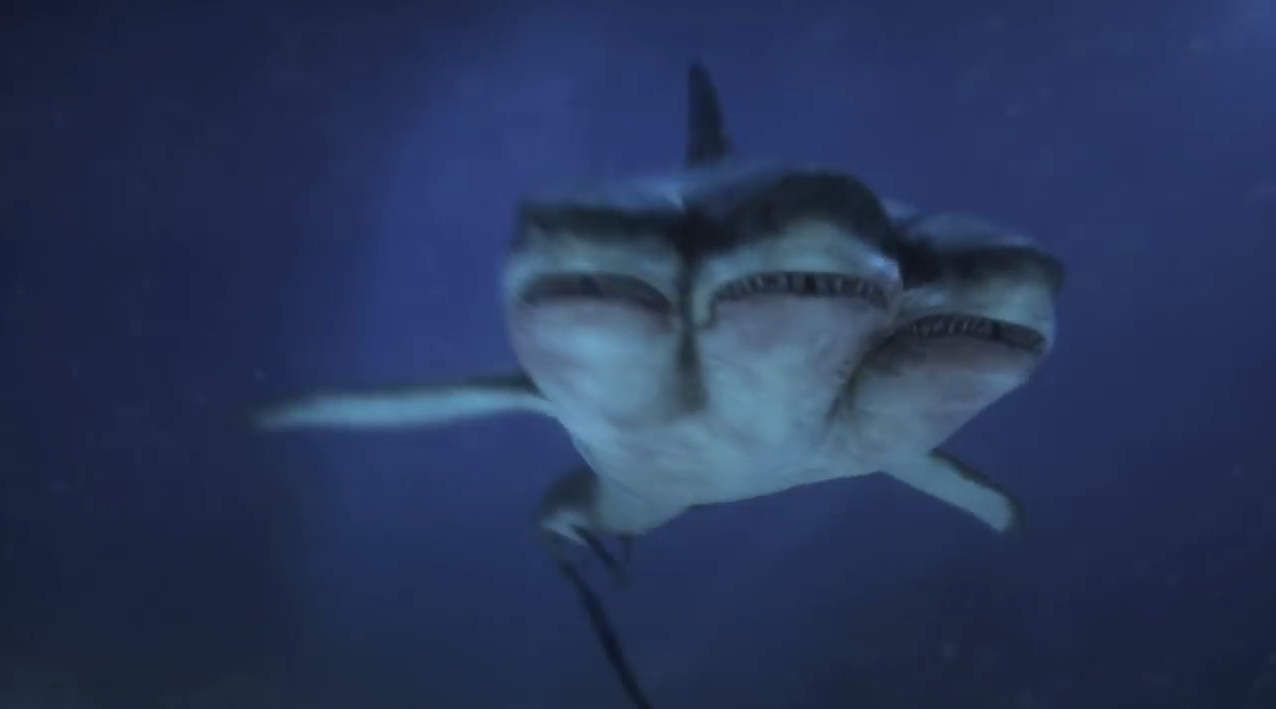 Нападение голов. Нападение трёхголовой акулы 2015. Атака трехголовой акулы.