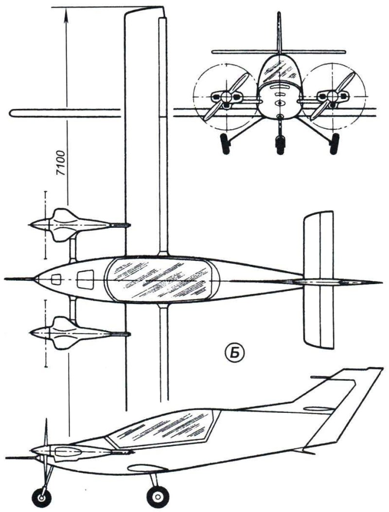 Colomban CRI CRI Jet чертежи