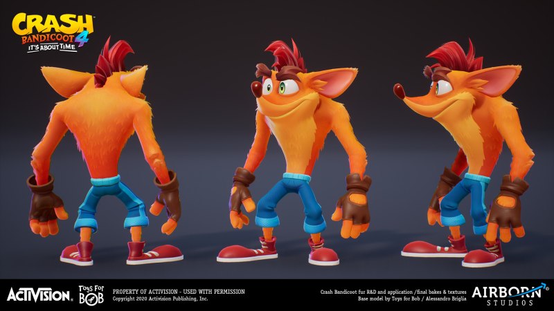 Crash Bandicoot 4 3в model