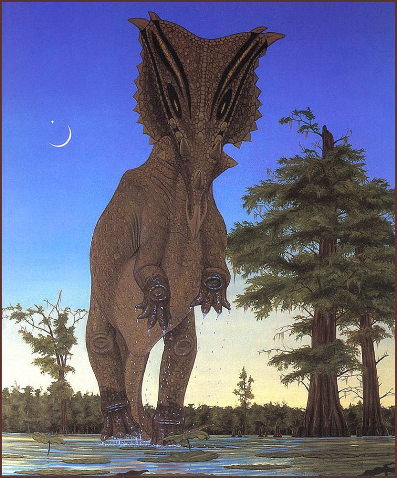 Chasmosaurus динозавр