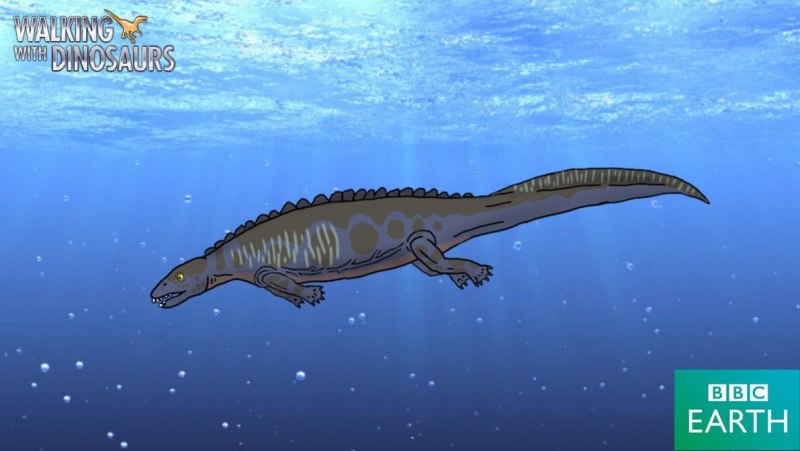 Мозазавр прогулки с морскими чудовищами