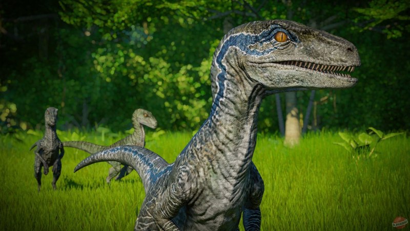 Jurassic World Evolution Велоцираптор Блю