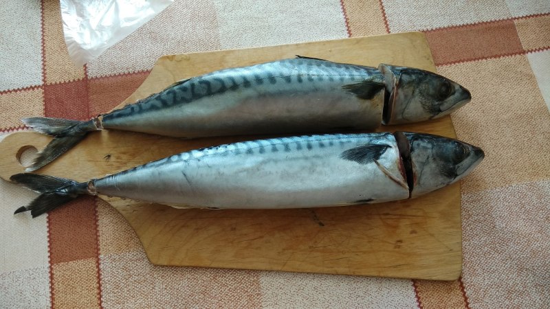 Скумбрия в духовке в фольге
