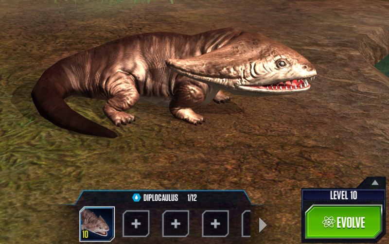 Диплокаулус Jurassic World the game
