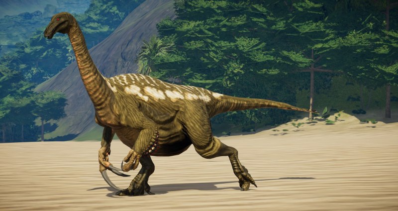 Jurassic World Evolution Теризинозавр