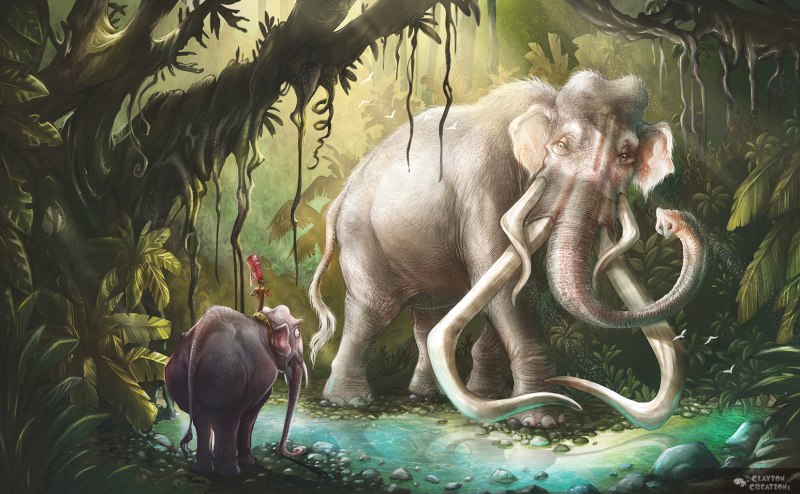 Лесные слоны рода Palaeoloxodon