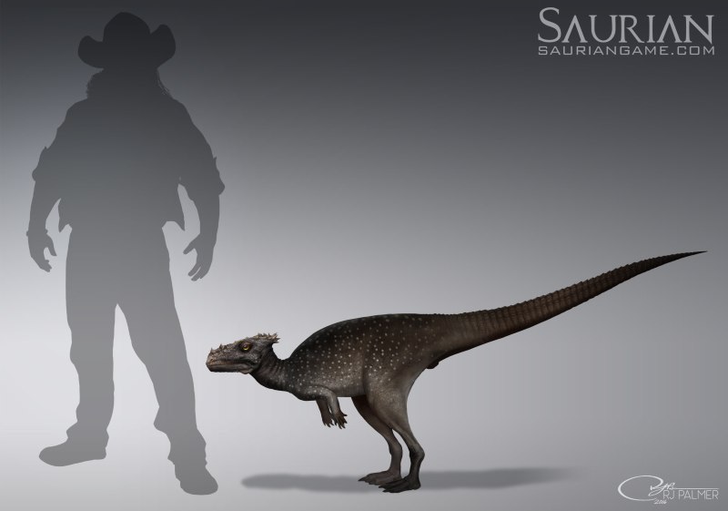 Saurian Пахицефалозавр