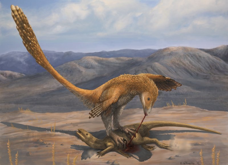 Deinonychus динозавр