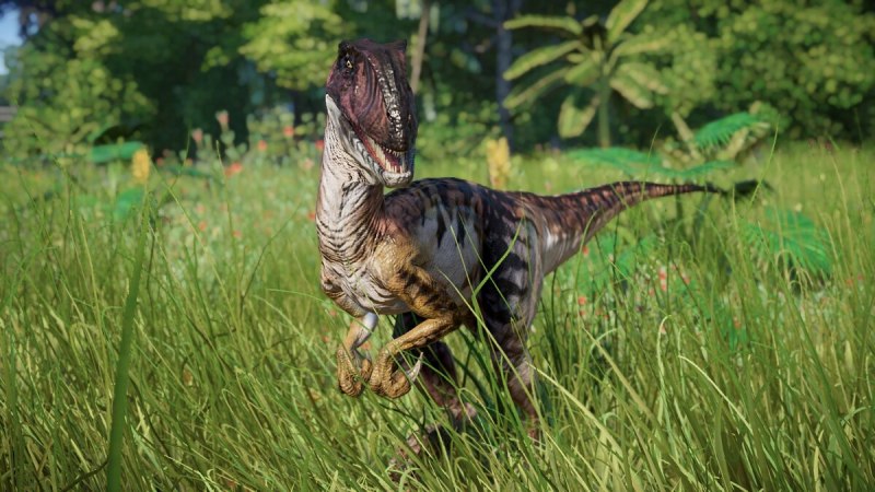 Jurassic World Evolution Дейноних