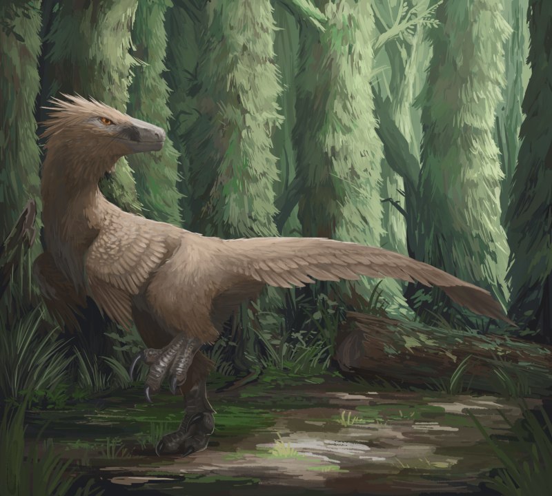 Deinonychus динозавр