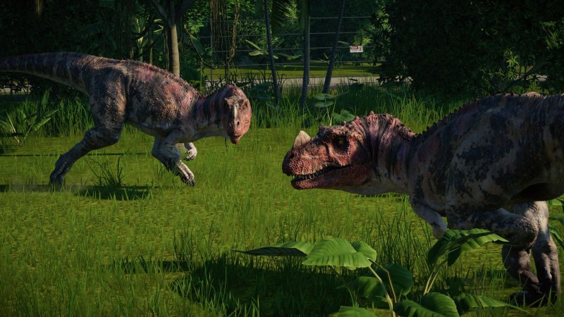 Jurassic World Evolution Цератозавр