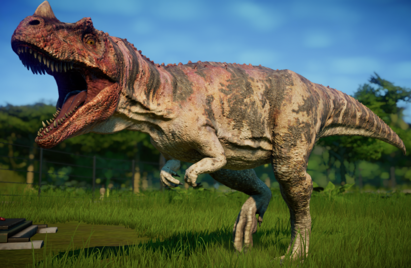 Jurassic World Evolution Цератозавр