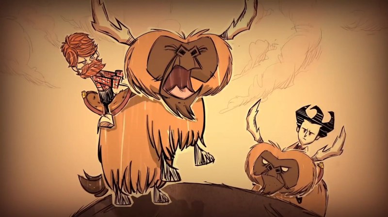 Быстрый бифало don't Starve