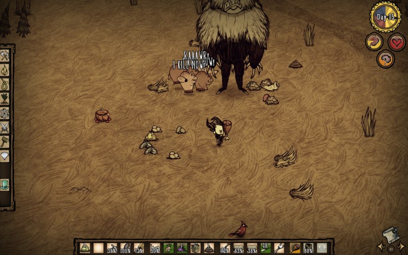 Ферма бифало в don't Starve