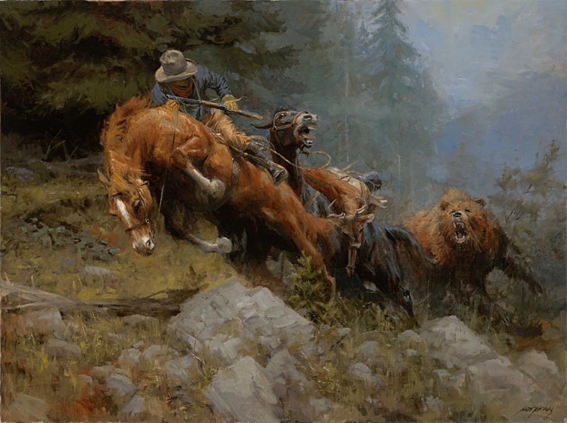 Художник Энди Томас дикий Запад