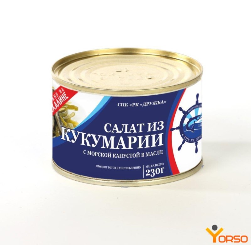 Морская капуста с кукумарией консервы