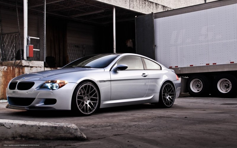 BMW m6 e63 White