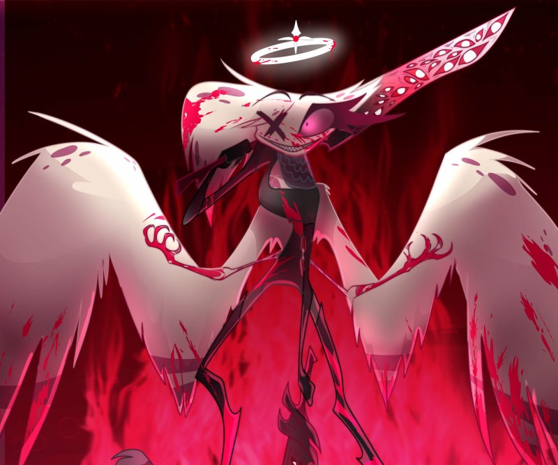 Hazbin Hotel Angel Dust Wallpaper