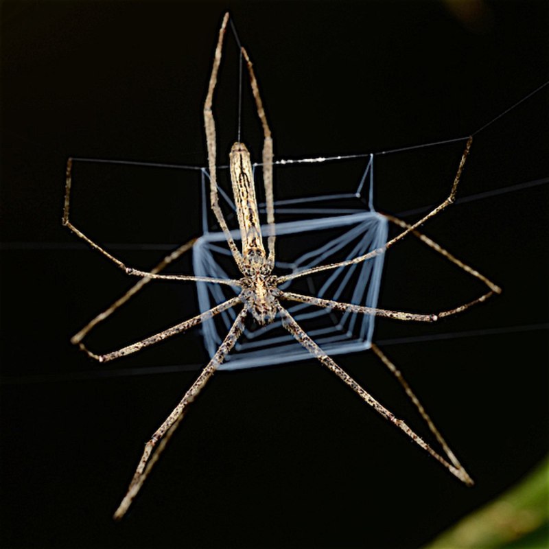 Deinopidae паук