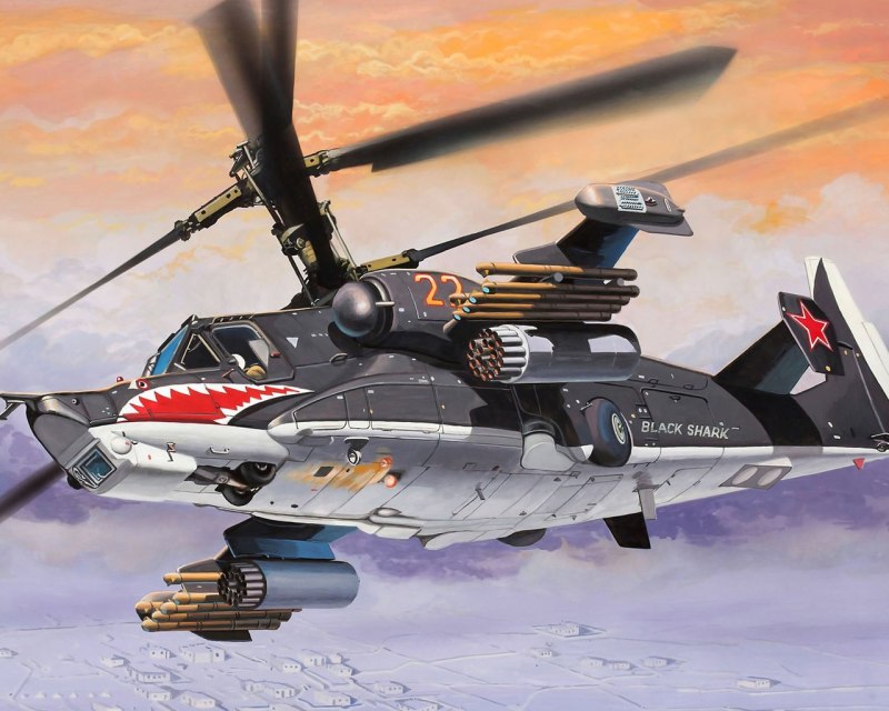 Ка-50 черная акула