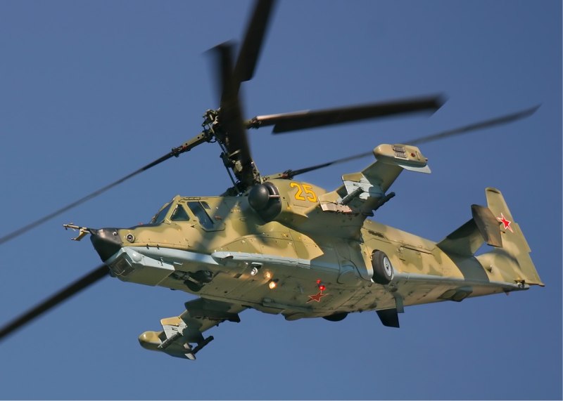 Военный вертолет ка 50