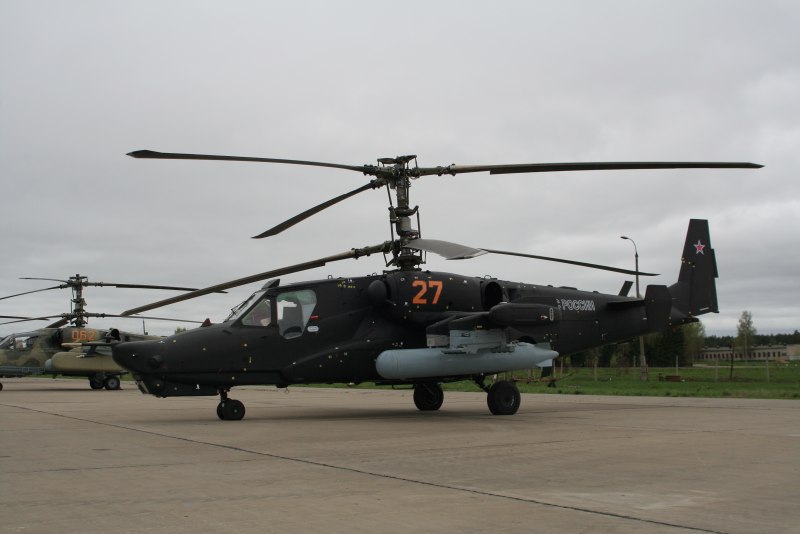 Вертолет ка-50 "черная акула"